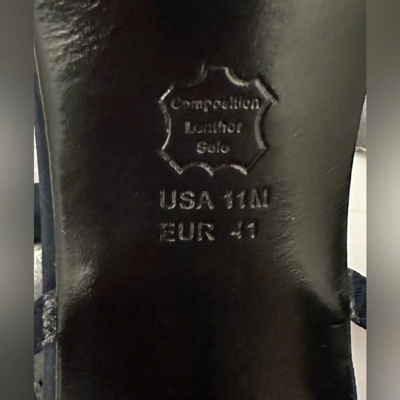 Papell Studio Women’s Navy Heel Sandals Size 11 - Picture 6 of 6